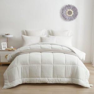 All-Season Down Comforter Alternative | Single Pack | Microfiber Comforter Filling