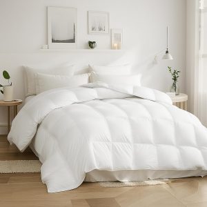 Goose Down Fiber Comforter, Extra Large, Suitable for All Seasons