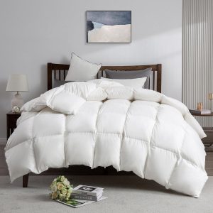 Hotel Quality Down Fiber Comforter, Extra Large, Fluffy, Suitable for All Seasons